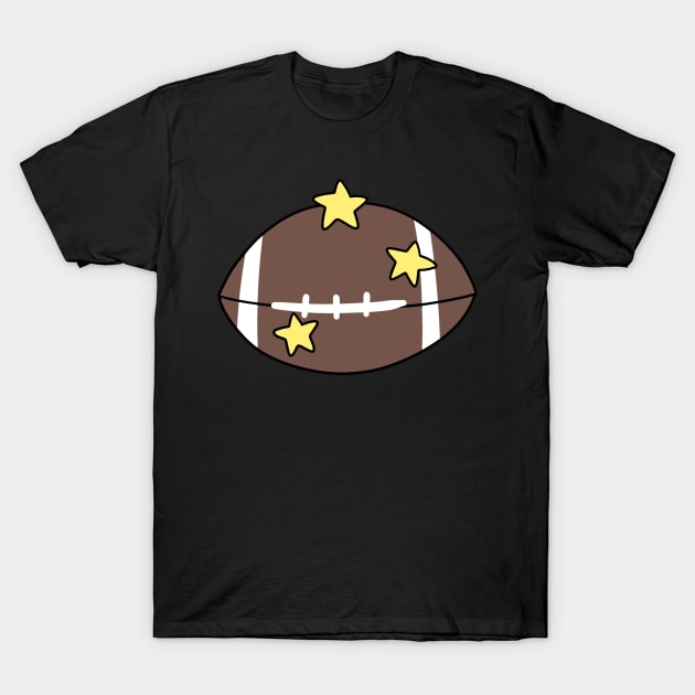 Starry Football T-Shirt by saradaboru